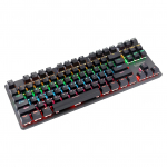 biojee Wired 87Key Mechaninė žaidimų klaviatūra Rainbow ap&scaron;viesta klaviatūra, skirta Windows PC ne&scaron;iojamam kompiuteriui