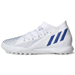 Adidas Predator Edge.3 TF Balti Auk&scaron;tos Rezoliucijos Mėlyni Vyri&scaron;ki Sportbačiai Debesėlio Baltumo GX0000 40⅔