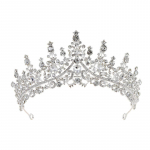 Karūnos nuotakos galvos apdangalas Baroko kalnų kri&scaron;tolinio akmens &scaron;ventinis vestuvės Grand Headband Tuinga nuotakos galvos apdangalas