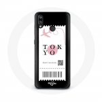 Coque pour Huawei P20 Lite Billet d'avion Tokyo Japon