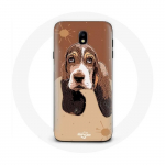 Coque pour Samsung Galaxy S5 Basset Hound chien visage