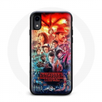 Coque pour Iphone XR Stranger Things Teaser Saison 4 Affiche Personnages Art