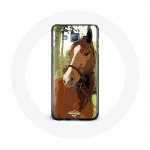 Coque pour samsung galaxy Grand prime Quarter Horse Marron Race de cheval