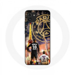 Coque pour Samsung Galaxy A03 PSG Neymar et Mbapp&eacute; Joyeux no&euml;l