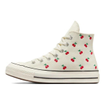 Converse Chuck 70 High Cherries Moteri&scaron;ki kedai Kreminis Egreto Raudonas A08863C 42.5 white