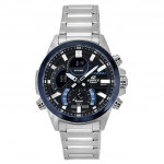 Casio &bdquo;Edifice Smartphone Link&ldquo; analoginis skaitmeninis pilkas kvarcinis ciferblatas ECB-30DB-1A 100M vyri&scaron;kas laikrodis pilka