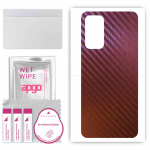 apgo skin sticker film foil vinyl for the BACK compatible with Honor X10 5G, scratch-resistant, easy to install - Carbon Chameleon CAKA5