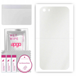 apgo Protective Skin Sticker for the back compatible with Apple iPhone 5s, Wrap Film, Foil, Vinyl - Pattern Matte Transparent