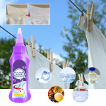 120 ml aktyvaus fermento skalbinių dėmių valiklis, sunkiai pa&scaron;alinamas dėmių valiklis, drabužių aliejaus dėmių valiklis, greitas dėmių valiklis violetinė