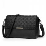 Moteri&scaron;kas krep&scaron;ys PU Vidutinio amžiaus Mother Bag Pečių krep&scaron;ys Crossbody Bag juoda