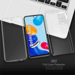 360&deg; viso dangčio silikoninis telefono dėklas, skirtas iPhone Samsung Huawei Honor Xiaomi Redmi OPPO OnePlus Anti Drop Clear hibridiniam kompiuteriui Hard Coque iPhone 6 skaidri