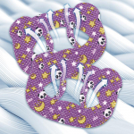 Lipdukai nuo knarkimo vaikams miegui, burnos formos, apsaugos nuo uždusimo dizaino, animacinio stiliaus, me&scaron;kiuko, O formos, kvėpavimui per burną