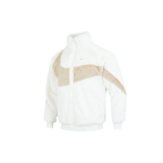 Nike NSW Swoosh dirbtinio kailio &scaron;ilta striukė vyri&scaron;kos striukės Balta FB7664-133 L