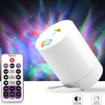 ESHINY Laser Galaxy Starry Stars Sky projektoriaus &scaron;viesa vaikams RGB LED naktinis USB ūkas debesies efektas miegamasis B204