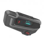 Motociklo &scaron;almo ausinės, skirtos 2&ndash;6 vairuotojams &bdquo;Bluetooth&ldquo; domofono ausinės, motociklo komunikatorius, vidinis telefonas, atsparus vandeniui BT5.1 juoda