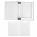 Spaudų platformos pozicionavimo įrankis Rankų darbo kortelė Skaidrus spaudų &scaron;ablonas