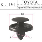 Automobilinės sagties nailoninės &scaron;erdies vinys, skirtas Toyota BYD stogo sagčiai &ndash; tiekimas ir pardavimas Kanglian