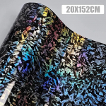 1 vnt. Automobilio galinio vaizdo veidrodžio apvyniojimo plėvelė Automobilio dekoravimo lipdukai Lipdukas Automobilio kėbulo spalvą keičianti plėvelė Universalūs automobilių i&scaron;orės priedai raudona