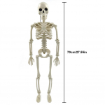 40/70/90cm Helovino žmogaus kaukolė skeletas apsėstas namas pakabinamos dekoracijos siaubas baisus judantys sąnariai dekoratyvinė didelė kaukolės skulptūra
