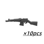 Antrojo pasaulinio karo karinis statybinis blokas kareivio figūrėlė ginklas žaislinis snaiperis automatas AK karabinas &scaron;autuvo priedai armijos plytos modelis B081