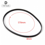 179/173 Dantų duonkepės konvejerio diržai Duonos ma&scaron;inų diržai Duonkepės dalys