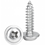 Cinkuotas PWA keptuvės galvutės savaime įsisukantis varžtas su poveržle M1.7/M2/M3/M4/M5 M5*30*10 (1000 pcs)