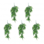 Dirbtiniai kabanantys augalai Netikros vijoklinės augalai Atsparūs UV spinduliams Vandeniui atsparūs Lengvai valomi 80cm 5pcs