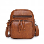 Nauji vintažiniai maži pečių krep&scaron;iai laisvalaikio rankinė Crossbody Krep&scaron;iai moterims PU odiniai telefono ki&scaron;eniniai mergaičių piniginė Mini Messenger krep&scaron;iai 16x9x20cm
