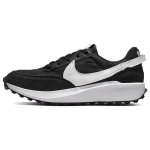 Nike Waffle Debut DH9523-002 sportbačiai moterims, juodi, balti, oranžiniai, skaidrūs 36.5