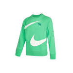 Nike Swoosh Ft Džemperis su apvalia apykakle Didelio logotipo spaudinys Megztas Puloveris Džemperis Vyri&scaron;kas Džemperis Žalias DD6097-362 L