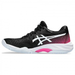 Asics Netburner Ballistic FF 3 Juodi Kar&scaron;tos Rožinės Moteri&scaron;ki Sportbačiai 1052A069-003 37