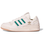 adidas Forum Low CL Aktyvios žalios ir smėlio rožinės spalvos moteri&scaron;ki sportbačiai, kremas, debesų baltumo IF7220 43⅓ white