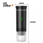 USB Ne&scaron;iojamas 3-in-1 Kapsulinis Espresso Kavos Aparatas Belaidis &Scaron;ildymas Namams Kelionėms Kompakti&scaron;kas Greito Paruo&scaron;imo Kavos Virimo Aparatas Naudojimui Viduje ir Lauke juoda
