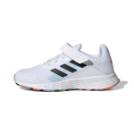 Adidas Duramo Sl Neslystantys žemi bėgimo bateliai vaikams Vaikams skirti bėgimo bateliai Balti Juodi Mėlyni GW2241 28.5