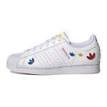 Adidas Originals Superstar Madingi Patogūs Patvarūs Žemi Vaiki&scaron;ki Sportbačiai Balti Vaiki&scaron;ki Sportbačiai GV8876 35&frac12;