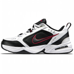 Nike Air Monarch Iv Balti Juodi Sportbačiai 415445-101 35.5