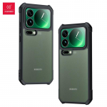Dėklas Xiaomi Mi 17 / 17 Pro Max, XUNDD skaidrus telefono dangtelis, apsauginiai dėklai su oro pagalvėmis, atsparūs smūgiams, buferis For Xiaomi 17 Pro Max juoda