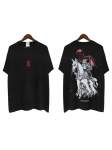 Griffith Swordwind Legend mar&scaron;kinėliai trumpomis rankovėmis i&scaron; grynos medvilnės, laisvo stiliaus, retro, amerikieti&scaron;ko gatvės stiliaus, unisex, su grafika 4XL