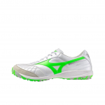 Mizuno Morelia Sala Japonija Patogūs TF (Guminiai kniedės) Smūgius sugeriantys futbolo bateliai Unisex futbolo bateliai Sidabriniai balti Q1GB251137 36.5