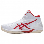 ASICS GELHOOP V16 Kvėpuojantys vidutinio auk&scaron;čio krep&scaron;inio bateliai Vyri&scaron;ki balti sportbačiai 1063A090-100 43.5