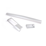 ABS Silver For Land Rover Freelander 2 2007-2015 Car styling Car Center console dashboard Trim cover Stickers car sidabras