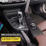 Skirta BMW 3 4 serijos 3GT F20 F30 F31 F32 F34 F36 anglies pluo&scaron;to vidaus pavarų skydelio dangčio apdaila Automobilio interjeras Lipdukai automobiliui 2