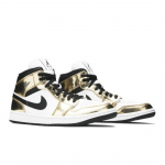 Air Jordan 1 Mid SE Metallic Gold DC1419-700 EU 42.5 auksas