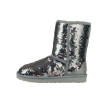 UGG Classic Short Sequin 'Sidabrinis' Moteri&scaron;ki 1094982-SLVR 38