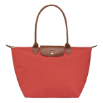 Longchamp Sagtukas Su Spauduku Prekės Ženklas Nailoninė Rankinė Moteri&scaron;kos Rankinės Pomidorų Raudonumo L1899089P94 Basic Set (Bag)