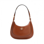 Tory Burch Robinson Magnetinis Užsegimas Odinė Rankinė po pažastimi Pusmėnulio Formos Tote Pečių Krep&scaron;ys Moteri&scaron;ki krep&scaron;iai Ruda 154729-223 Basic Set (Bag+Dust Bag)