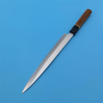 Sashimi peilis 10Cr15MoV VG10 plieno a&scaron;menys a&scaron;trus Yanagiba pjaustymui kumpio filėravimui virėjų kirvis žuvies virtuviniai peiliai medinė rankena 26cm Blade