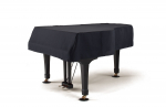 Alps Didžiojo fortepiano uždangalas Atsparus ugniai Blokuojantis &scaron;viesą Yamaha C3 modeliui Pagaminta Japonijoje Juodas - & / G-KR / / / juoda