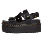 Dr. Martens Nailoninės Patogios Universalios Paplūdimio Basutės Moteri&scaron;kos Basutės Juodos 31805001 39