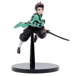 Anime Demon Slayer Kimetsu no Yaiba figūrėlė Kamado Tanjirou Veiksmo figūrėlė Agatsuma Zenitsu Nezuko Kariūnas PVC Modelis Puikūs Žaislai black